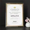 Moldura de certificado a4 moldura de foto de mesa moldura vazia fabricante atacado 587 polegadas 6 polegadas estúdio fotográfico de presente local cênico logotipo moldura de foto personalizada