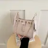 Cadena de bordado de diamantes transfronteriza de comercio exterior, nuevo modelo 2026, bolso de mano simple con cordón para el día a día, bolso de hombro cruzado para mujer