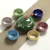 Juego de Té Gongfu Cerámico con Grietas de Hielo de Siete Colores Juego Completo Una Tetera Seis Tazas Regalo Tetera Xishi Tazas de Té Caja de Regalo Recuerdo