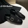 Nueva Versión de Piel de Vaca 2025 ~ Zapatos Brogue Tallados con Borlas Planos Retro Mocasines Estilo Británico Zapatos Pequeños de Cuero
