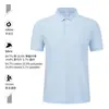 Camiseta de Verano con Estampado de Logo, Polo de Negocios de Amoníaco Líquido de Alta Gama para Hombre, Tacto Premium, Ropa de Trabajo con Cuello, Manga Corta Hecho a Medida