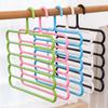 Varal de Roupas de Cinco Camadas, Rack Multicamadas para Cachecóis, Rack de Calças de 5 Camadas, Rack para Pendurar Calças no Guarda-Roupa, Rack para Cachecóis e Gravatas