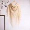 Bufanda 100% cachemira pura de Mongolia Interior, ligera para primavera y otoño, calentador de cuello cálido para mujer, chal de cachemira trenzado para otoño e invierno