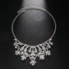 Transfronterizo Nuevo Accesorios de Pedrería Moda Combinable Multicapa Collar Gota de Agua Novia Collar de Boda Mujeres