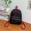 Mochila de Viagem Leve de Grande Capacidade com Laço e Bolinhas Nova Tendência da Moda 2025 Mochila Escolar para Estudante