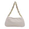Bolsa de corrente textiva da moda feminina Nova bolsa quadrada simples simples e quadrada 2024 nicho de verão bolsa de ombro único nas axilas