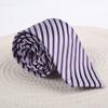 Corbata de Jacquard de Seda Rayada Formal de Negocios para Hombre Coreana Moda Casual Profesional Sarja Venta al por Mayor Diseño de Moda