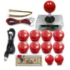 Acessórios para Joystick de Fliperama DIY Placa de Circuito USB para Computador Controle de Jogo Conjunto de 30 Botões de Cartão PC Desktop
