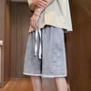 Pantalones Casuales Populares para Adolescentes, Pantalones Deportivos de Marca de Moda Rectos de Moda para Hombre, Pantalones Versátiles Holgados de Cinco Cuartos Nuevos para Primavera y Otoño