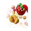 Caja de Almacenamiento de Manzana Navideña Juguetes de Casa de Juego de Simulación Chicing de Frutas para Niños Frutas y Verduras Durian Descamable