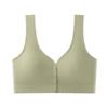 Ropa interior hermosa para mujeres de mediana edad con espalda abierta, anillos sin hebillas, sujetador tipo chaleco, sujetador de lactancia para madres de mediana edad y mayores
