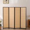 Biombo Divisorio Estilo Chino para Hogar Sencillo Moderno Madera Maciza Bambú Pantalla Oficina Comedor Dormitorio Partición