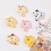 Lindo Gatito Dona Comida Juego Resina Accesorios DIY Pegamento Crema Carcasa de Teléfono Pegatinas para Refrigerador Hecho a Mano