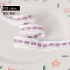 Os fabricantes fornecem 1,6 CM cor reta padrão de onda elástico para crianças roupas de brinquedo elástico elástico decorativo