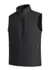 Chaleco cálido casual de nuevo estilo para hombre para otoño e invierno con cuello alto hecho de lana de oveja, adecuado para deportes y uso diario