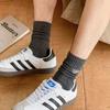 Otoño e invierno nuevos calcetines medias de tubo medio para hombre primavera y otoño calcetines desodorantes absorbentes de sudor para hombre bordado deportes niños tubo largo