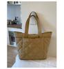 Bolsa Tote Casual Estilo Coreano Grande para Mujer 2025 Nueva Moda Transfronteriza Bolso de Algodón Acolchado Bolso de Hombro de Gran Capacidad Tendencia