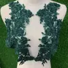 Pegatinas de Tela con Apliques de Encaje Tridimensional para Vestido de Boda Vestido de Noche Velo Accesorios de Apliques DIY Rojo Blanco Azul Marino Dorado Verde Oscuro