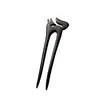 Horquilla de Cabello de Ébano Disco Horquilla Antigua Hecha a Mano Horquilla Simple de Madera Horquilla de Madera para Caminar Hanfu Clásico Moderna