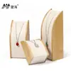Suporte de Exibição de Colar Curvo de Bambu Natural Suporte de Pingente Joias Props de Balcão de Joias
