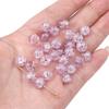 Cuentas de vidrio de 8/10 mm color sólido palomita doble hechizo cuentas redondas cuentas dispersas hecho a mano con cuentas material de accesorios diy cuentas de vidrio