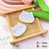 Nuevo KT gato acrílico tres amor DIY accesorios funda de teléfono móvil clip lateral accesorios para el cabello material de parche
