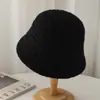 Nuevo Sombrero de Pescador de Lana Tejida de Alta Calidad 2025 para Mujer en Otoño e Invierno, Sombrero de Cubo Pequeño que Muestra la Cara, Cálido y a Prueba de Viento