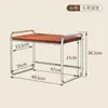 Estantería estrecha tipo carrito de estilo vintage para cocina y sala de estar, almacenamiento multicapa, móvil con ruedas, para guardar bocadillos y artículos en espacios estrechos