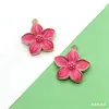 Yiwu Aleación Goteo de Aceite Flor de Cerezo Colgante DIY Accesorios para Joyería Estilo Hyuna Aretes Pulsera Accesorios para el Cabello Materiales Venta al por Mayor