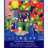 Traje de Globos de Cumpleaños para Niños en Español 12345-años Escena de Fiesta Conjunto de Suministros Decorativos para Niños y Niñas