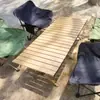 Mesa Plegable 1 m 2 Puestos Venta Hogar Mesa Cuadrada Pequeña con Bolsa Mesa para Camping al Aire Libre Picnic Barbacoa Mesa Rollo de Huevo