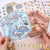Adesivos Fofos de Paisagismo para Crianças, Adesivos Imersivos, Adesivos de Material para Caderno de Cena em Miniatura Estéreo 3D para Alívio de Estresse