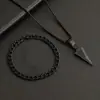 Collar Pulsera de Aleación Metálica Estilo Coreano Harajuku Hip-Hop de Moda Accesorios con Colgante para Hombres En Stock