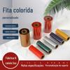 Fita de Código de Barras Colorida Personalizada de Fábrica Fita para Etiqueta de Papel Revestido Especificações Multicoloridas Fita Consumível para Impressora