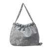 Bolso Cubo Plegado Texturizado Biselado para Mujer 2024 Bolsos Nuevos Estilo Coreano Moda Casual Bolso de Hombro Bolso Cruzado de Moda