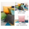 Funda de Almohada de Terciopelo de Color Sólido Transfronteriza Cojín Nórdico Sofá Oficina Almohada de Cintura Cabecera Cama Estampado de Logotipo