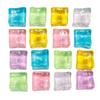 Acessórios de Cola em Creme Acrílico Transparente Cubo de Gelo Materiais Artesanais Gelatina Colorida DIY Pequena Fragrância Cubos de Gelo Artificiais