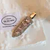 Presilha de Cabelo Sem Costura Full Diamond Cintilante para Mulheres, Presilha Lateral com Toque de Luxo, Grampo de Cabelo Exquisito, Acessório de Cabelo para Franja