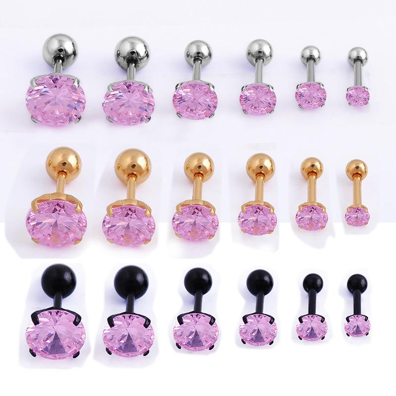 2Pcs-1-2-8-4mm-Zircon-Stone-Ea