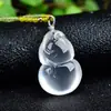 Pingente de Cabacinha de Cristal Amarelo Simboliza Longevidade, Boa Sorte e Sorte. Design Fresco e Simples, Pode Ser Personalizado com Fotos ou Amostras. Venda por atacado direto do fabricante