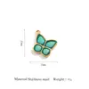 Colar de Joias Irregulares com Pingente de Borboleta com Gotejamento de Óleo, Acessórios, Pulseira e Colar DIY Feitos à Mão, Versátil