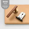 Nuevo Estilo Chino Cerradura de Puerta Invisible para Habitación Interior Cerradura de Puerta Retro Bronce Amarillo Cerradura de Lengüeta Única Manija de Puerta de Habitación Oculta