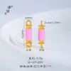 Preço Original 3,8 Yuan, Liquidação com Prejuízo, Sem Devoluções ou Trocas, Estoque em Tempo Real, Fivela de Conexão Rosa com Duas Orelhas