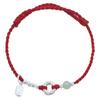 Pulsera de Plata Esterlina de Jade Hetian Natural con Cuerda Roja, Hebilla Ping An, Tejida a Mano, Cuerda de Mano para Pareja, Regalo de Nicho Antiguo