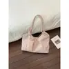 Bolsa de ombro grande com estampa de leopardo para mulheres, nova moda outono de 2026, bolsa de ombro retrô, bolsa tote estilo coreano para o dia a dia