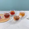Copo de Vidro Transparente Resistente ao Calor com Alça para Café, Mocha Gelado, Latte Caramelo, Xícara para Chá de Café