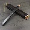 Tubo Cuadrado de Incienso de Ébano Huyi Incrustado con Hoja de Ginkgo Tubo Cuadrado de Incienso Cáscara de Trébol de Cuatro Hojas Tubo Cuadrado de Incienso Procesamiento y Personalización