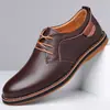Sapatos masculinos plus size transfronteiriços, novo estilo 2026, best-seller Temu Amazon, sola macia, cabedal macio, antiderrapante, resistente ao desgaste, sapatos casuais de negócios