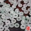 Puesto al por mayor en el mercado nocturno, cuentas de barril, cuentas con agujeros grandes, espaciadores, cuentas redondas, cuentas de jade coloridas de Yunnan, cuentas sueltas de jade, accesorios de joyería