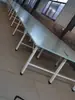 Máquina de coser plana para fábrica de ropa taburete taller banco largo taburete de inspección taburete para máquina de coser trabajador de costura taburete cuadrado taburete de tablero para fábrica de ropa